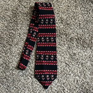 Santa tie 100% silk